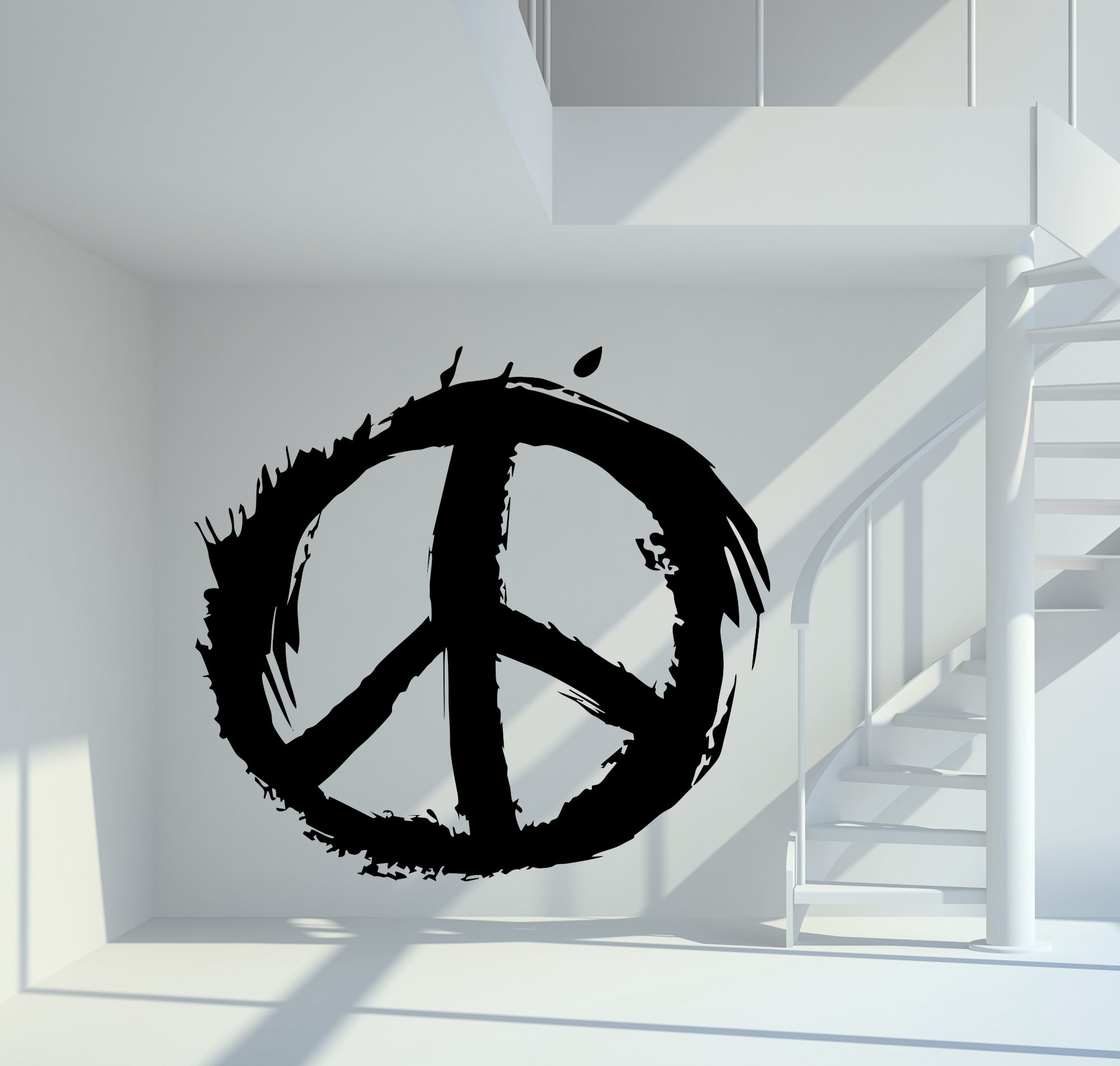 31005 Peace Love Wandtattoo